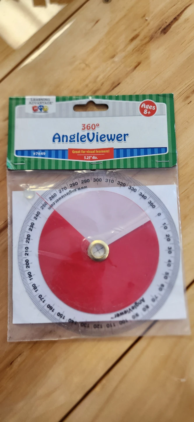 Learning Resources 360 AngleViewer Protractor #7649
