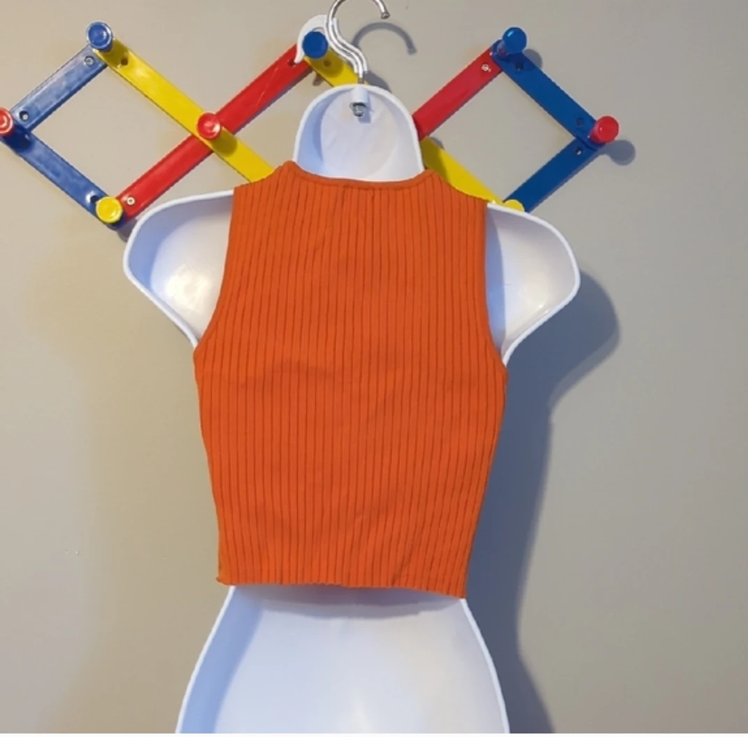 Garage Orange Ribbed Tank Top Size M - photo 3
