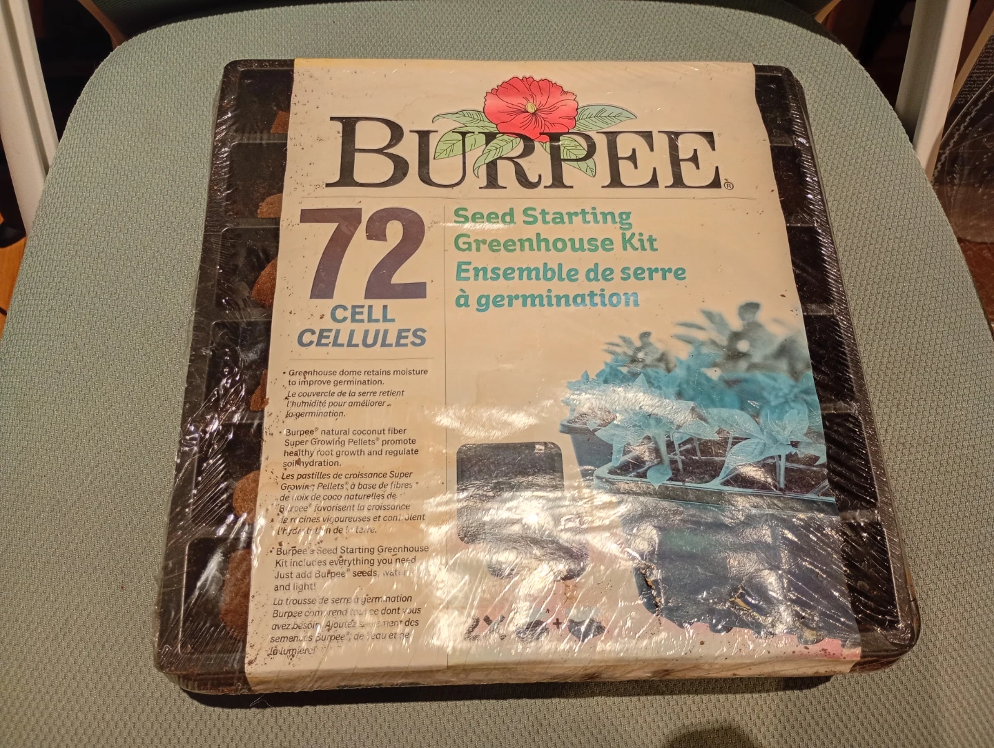 Burpee seed starting kit 72 cells