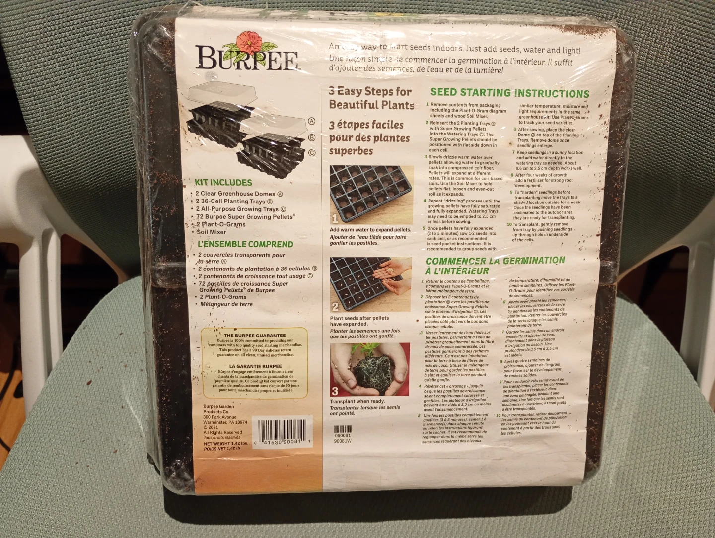 Burpee seed starting kit 72 cells - photo 2