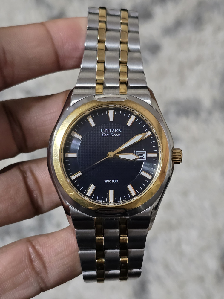 Citizen Eco-Drive WR 100 Watch - Two-Tone