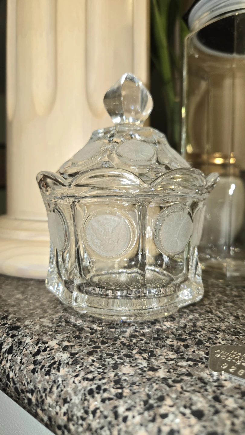 Fostoria Glass Candy Dish with Lid