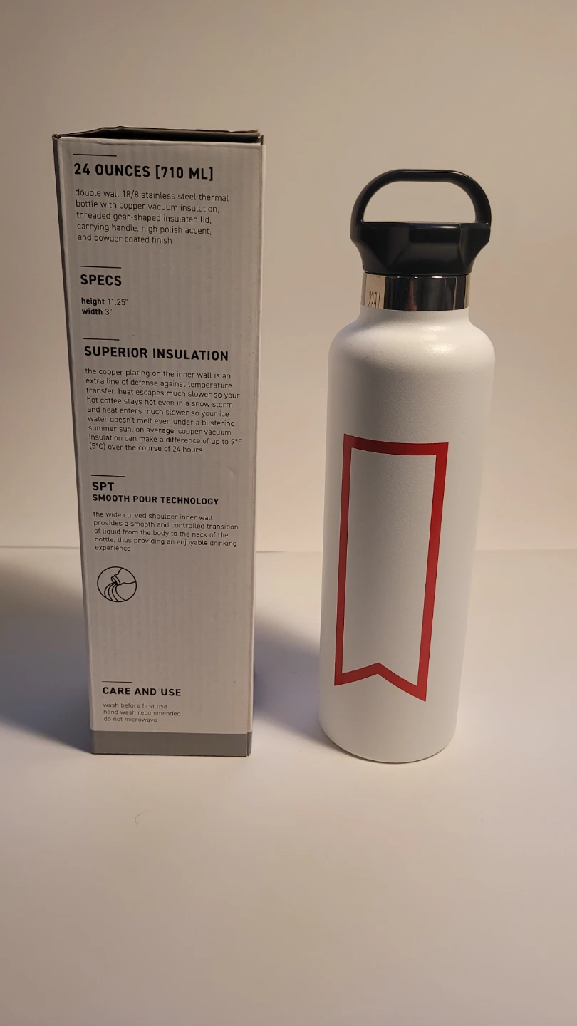 Michelob ULTRA H2OGo Beer Run 24 oz Stainless Steel Water Bottle - photo 3