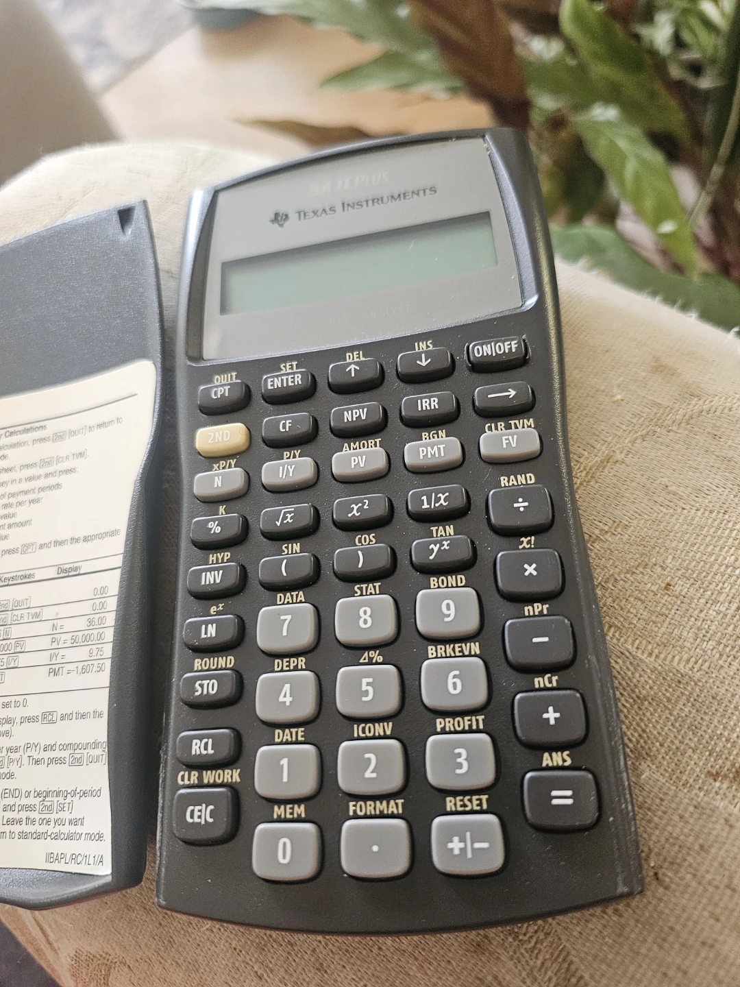 Texas Instruments BA II Plus Financial Calculator