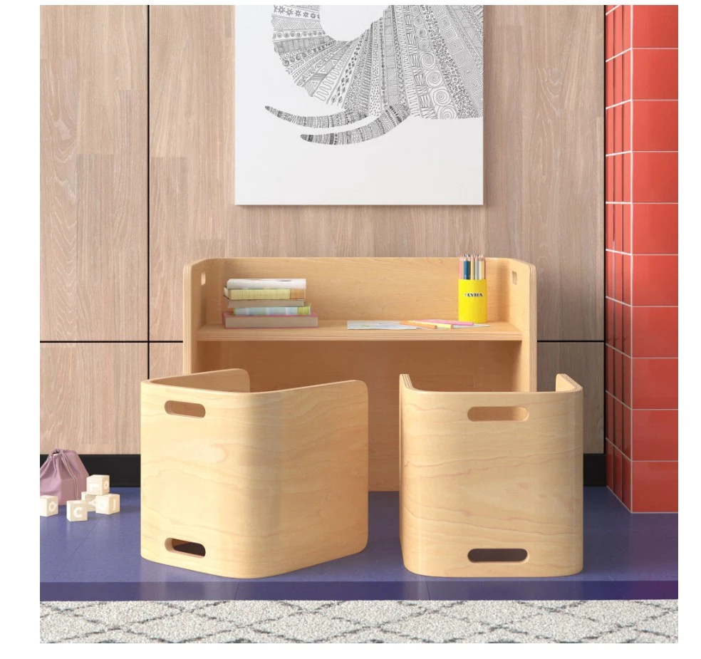 ECR Kids Multipurpose Wooden Table and Chairs/desk Set