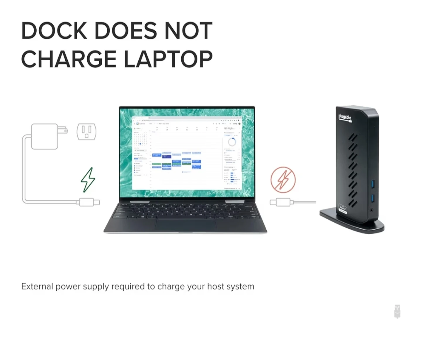 Plugable USB 3.0 & USB-C Universal Laptop Docking Station - photo 3