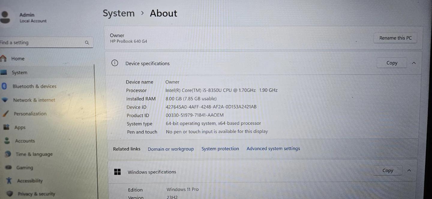 HP ProBook 640 G4 Laptop - photo 2