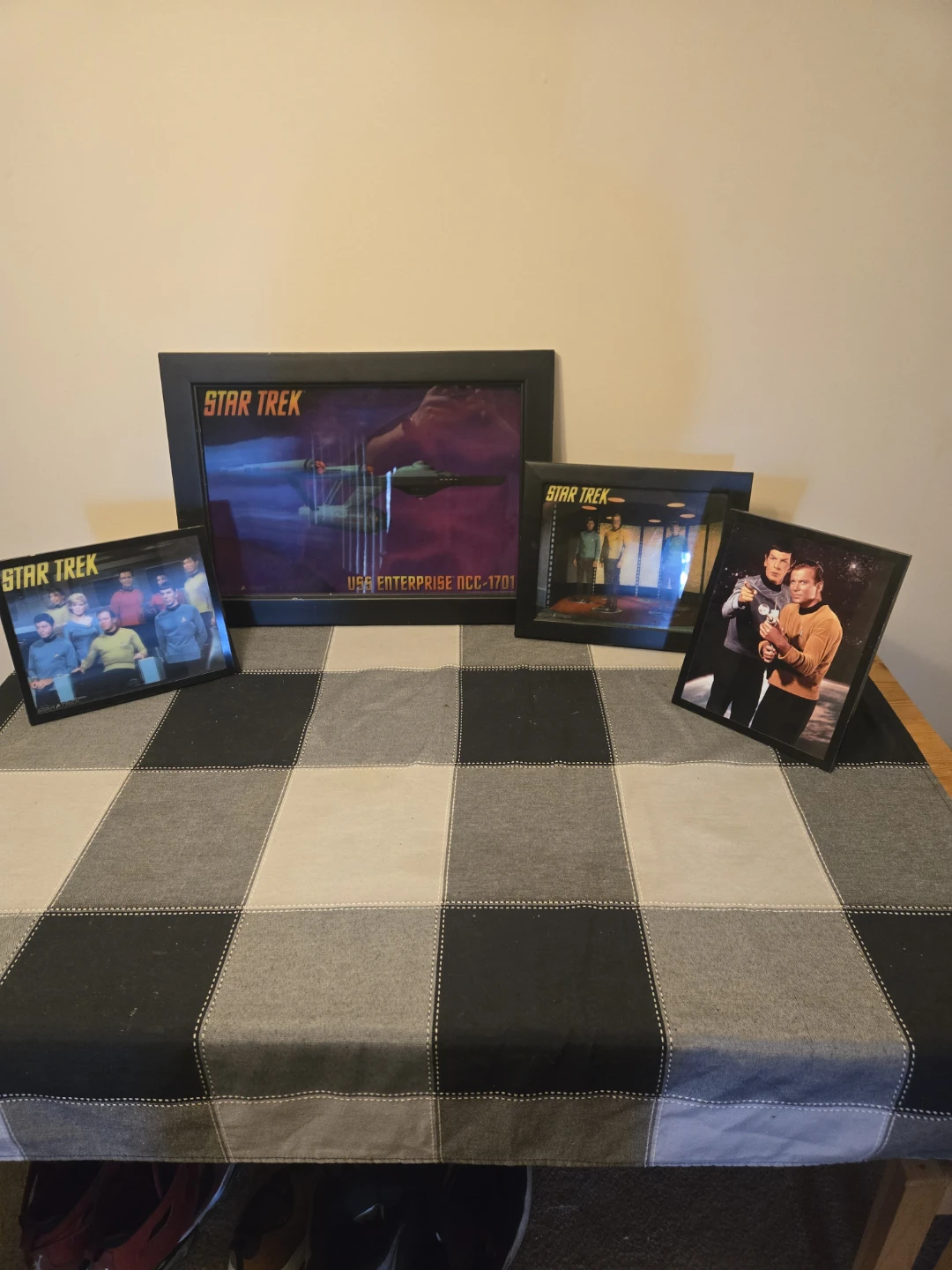 Star Trek Framed Art & Photos Lot