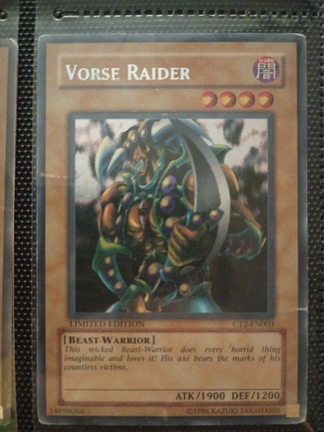 Yu-Gi-Oh! Vorse Raider Card🏆