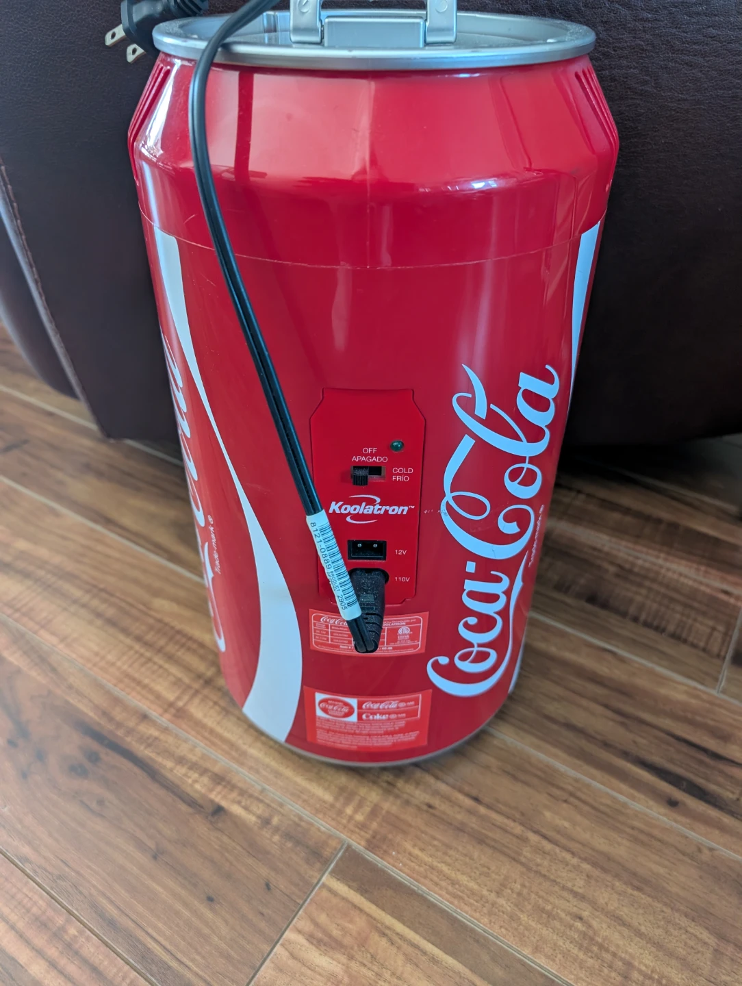 Coca-Cola Can Mini Fridge Koolatron - photo 3