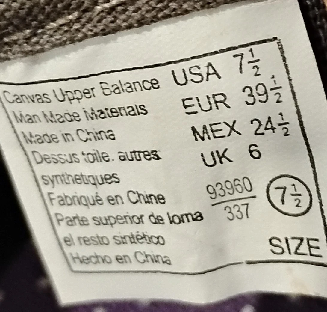 Used Grey Canvas Sneakers - Size 7.5 🏆