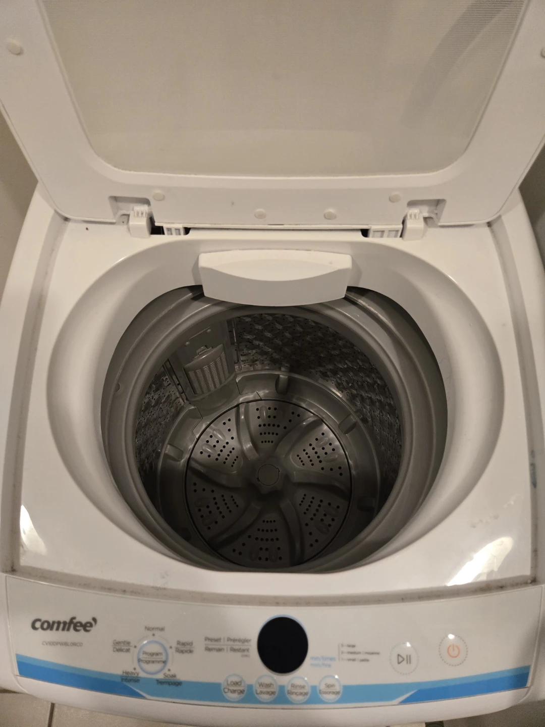 Comfee' Portable Washing Machine 1.0 Cu.Ft Ivory White - photo 3