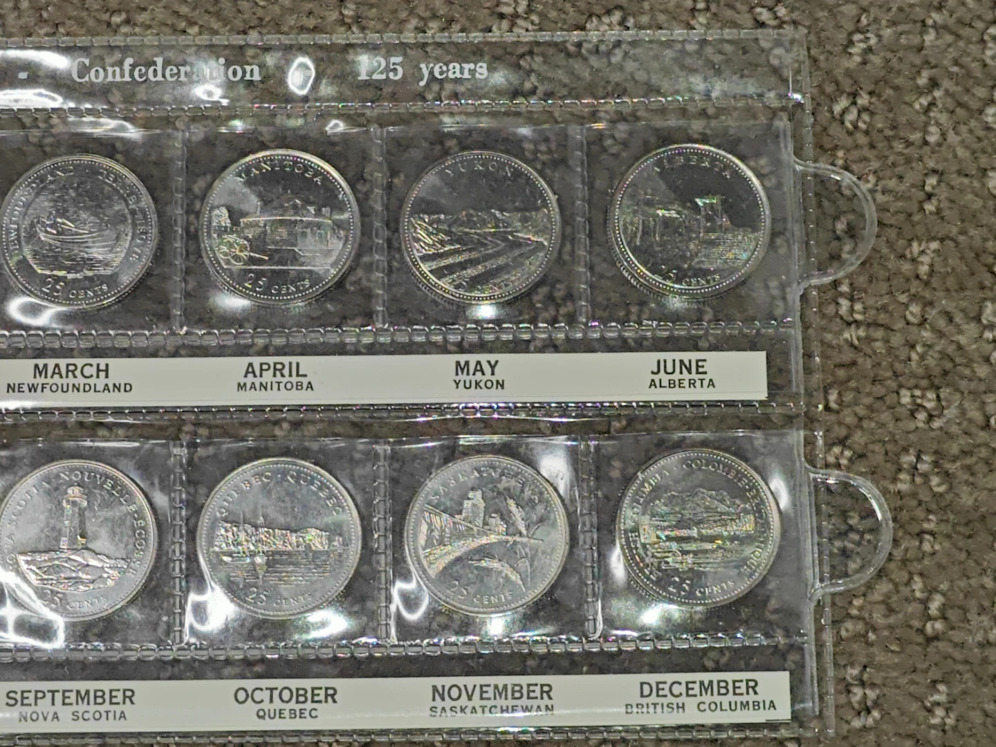 1992 Canada Confederation 125th Anniversary Collection Coin Set - photo 3