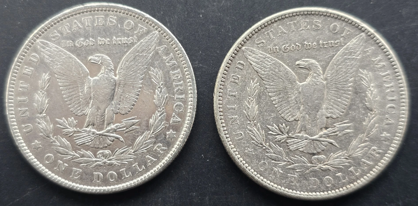 (2) 1900-P Morgan Silver $$ Lot - Hi Grade Philadelphia Mint!!! - photo 4
