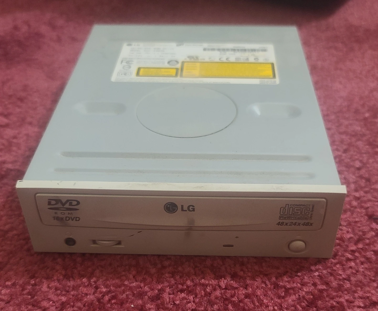 LG DVD CD RW Drive 48x24x48x