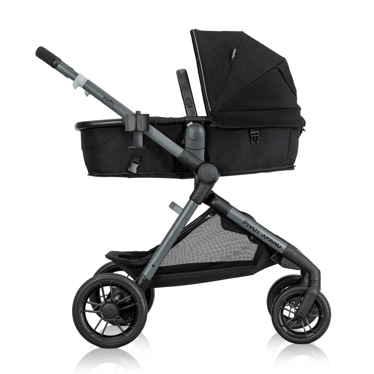 Evenflo Pivot Xpand Single To Double Full Size Modular Stroller
