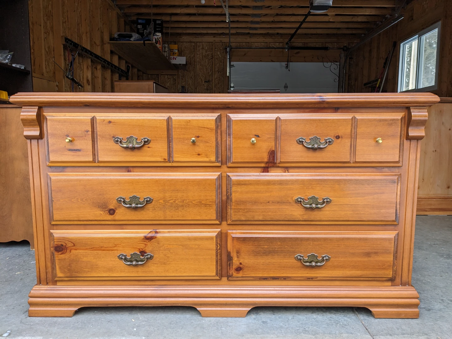 PPU-6 Drawer Lowboy Dresser in Pine