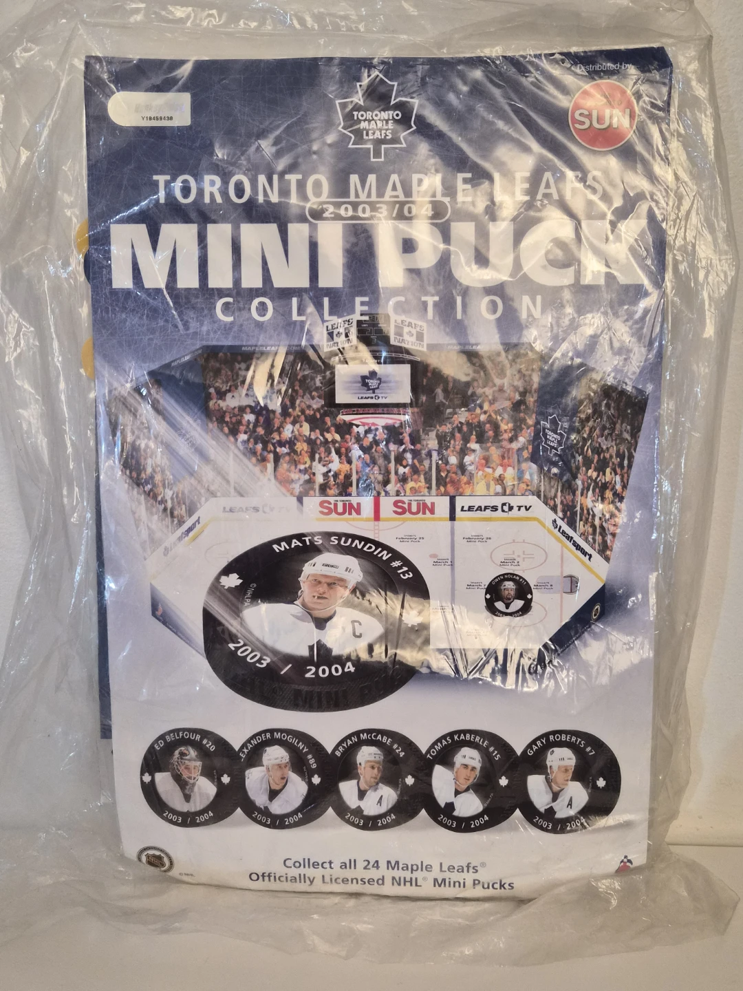 🏆Toronto Maple Leafs Mini Puck Collection 2003/04