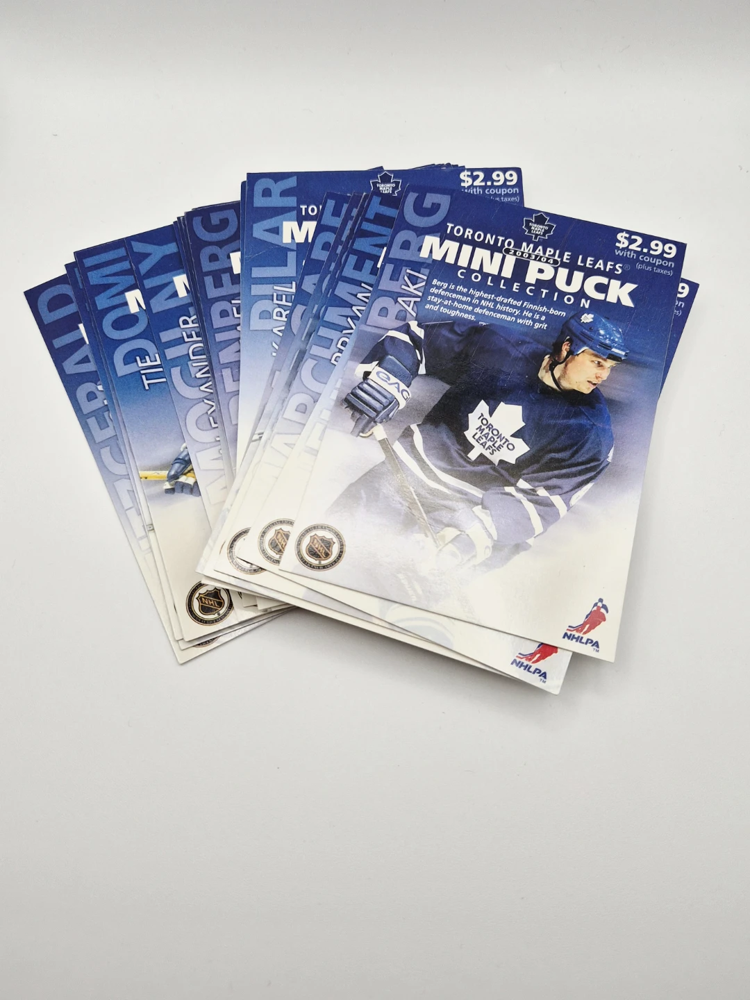 🏆Toronto Maple Leafs Mini Puck Collection 2003/04 - photo 5