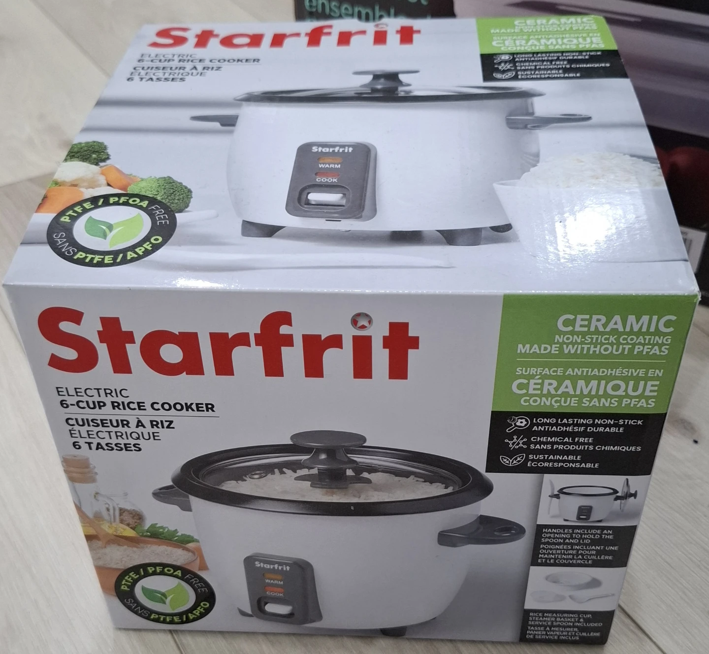 Starfrit Electric 6-Cup Rice Cooker - photo 3