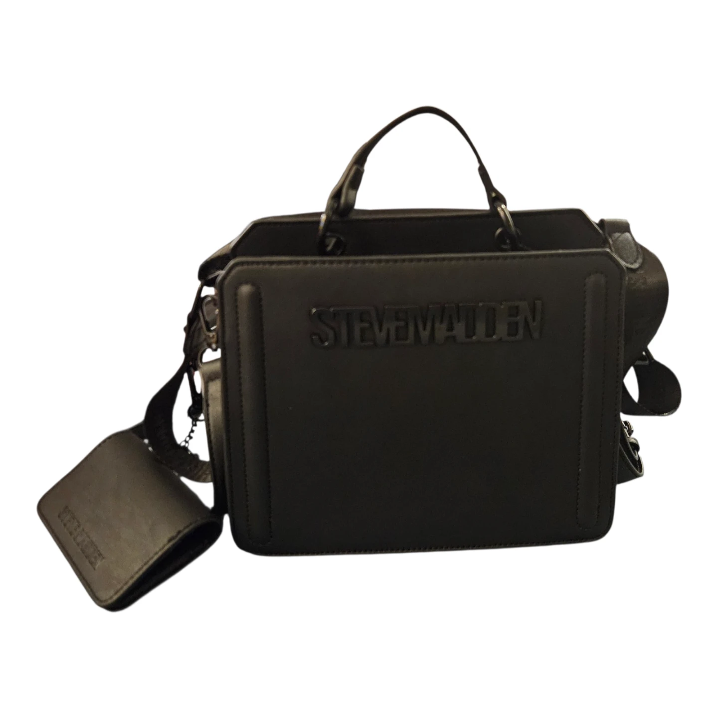 Steve Madden Black Handbag with Pouch - photo 2