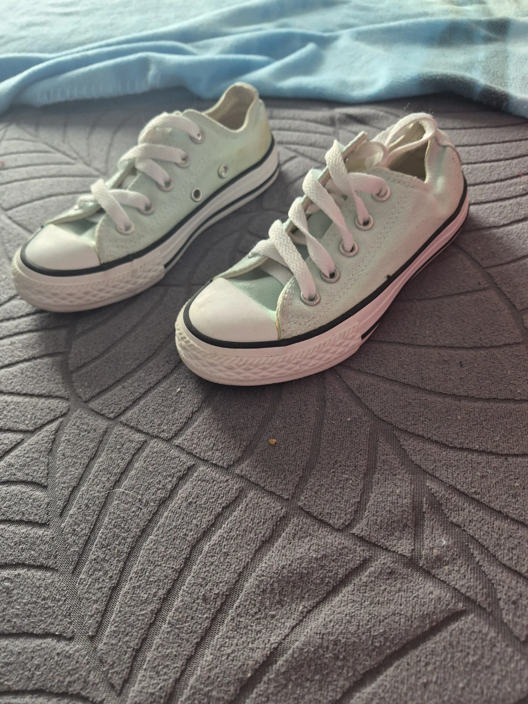 Converse All-Star Low Top Sneakers - Mint Green Kids 11