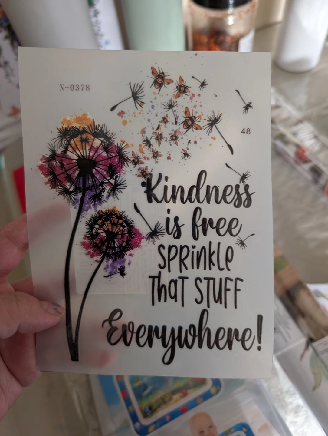 Decal Stickers - Kindness & Botanical Designs