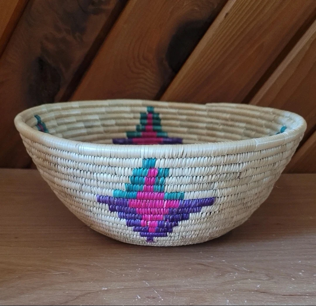 Handwoven Tribal Basket