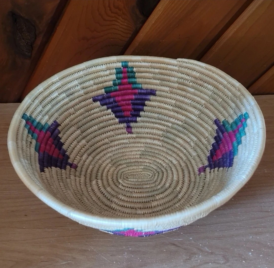 Handwoven Tribal Basket - photo 2