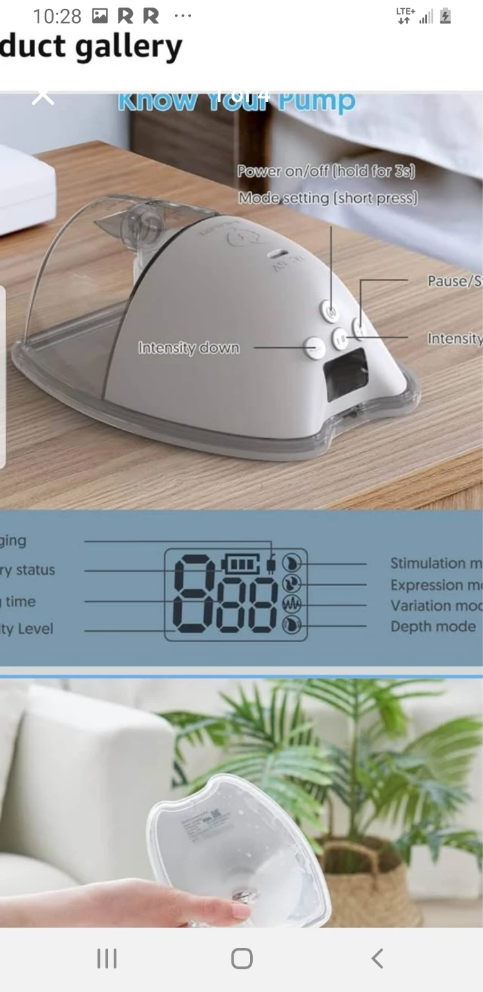 Bellababy Electric Breast Pump BLA803B Light Grey - photo 2