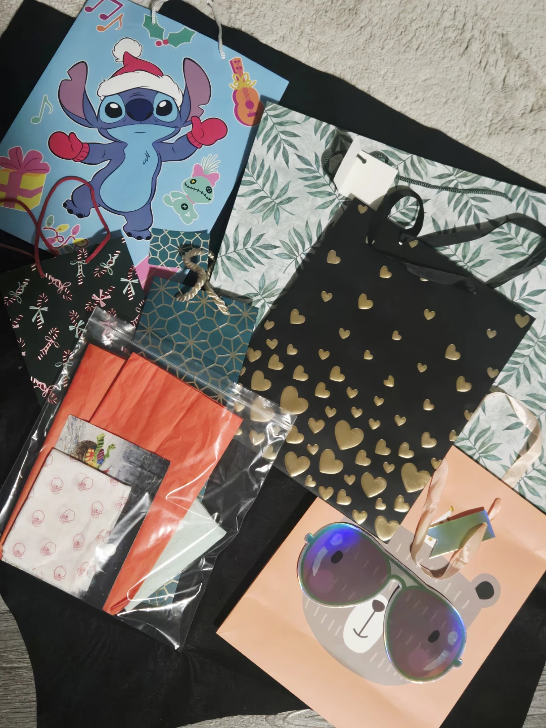 Assorted Gift Bags and Tissue Paper