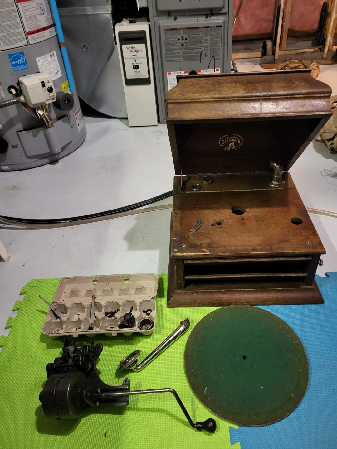 Antique Columbia Grafonola Gramophone Project