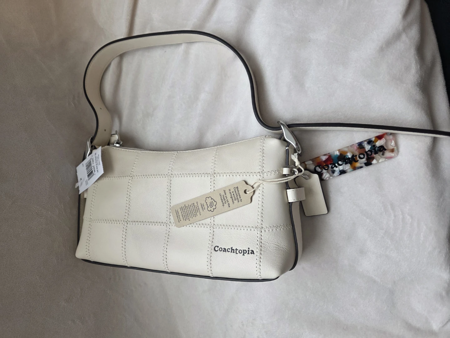 Coachtopia Alter/Ego Small Slouchy Bag - Chalk Colour - photo 3