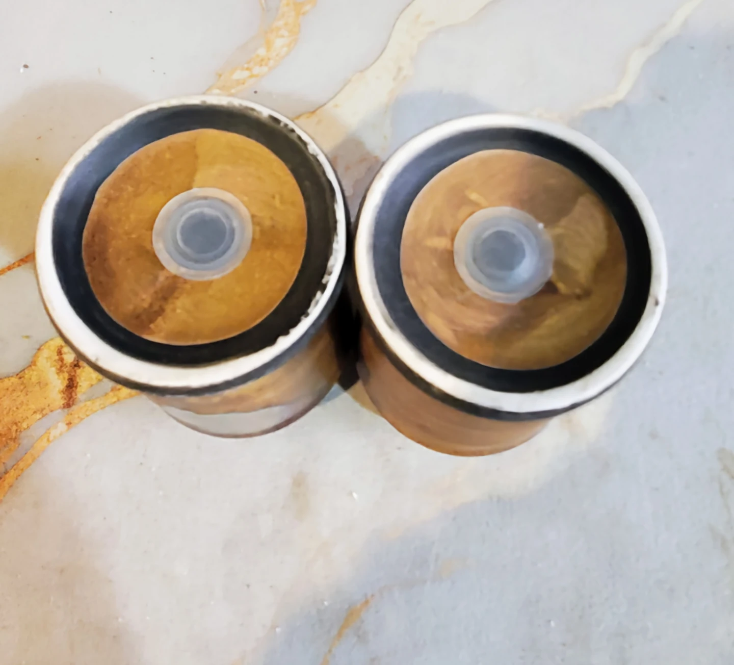 Sango Splash Salt and Pepper Shakers with Butter Dish - photo 3
