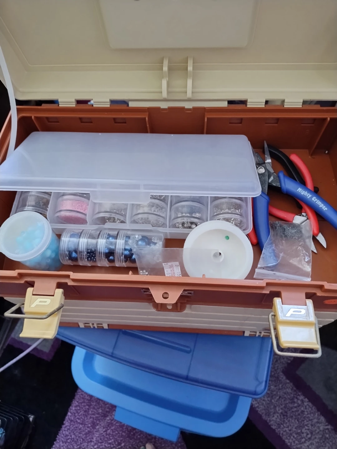 Plano 757 Tackle Box with Beads and Jewelry Making Supplies - photo 5