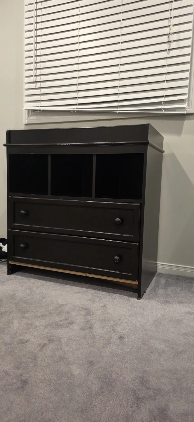 Baby Changing Table with Drawer and Shelves