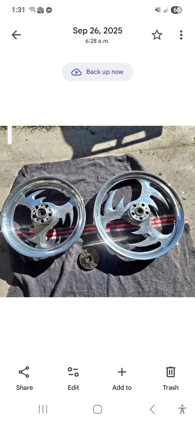 Harley Davidson Motorcycle Wheels - photo 2