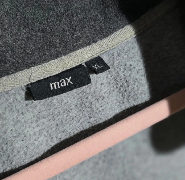 Max Fleece Zip-Up Jacket - Grey, Size XL - photo 3