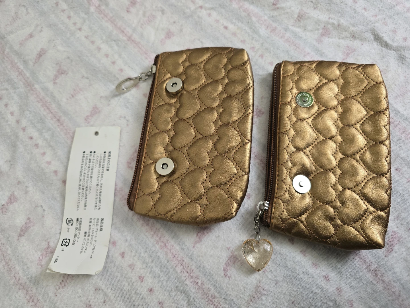CUORE Dual Pouch with Heart Charm Japan - photo 5