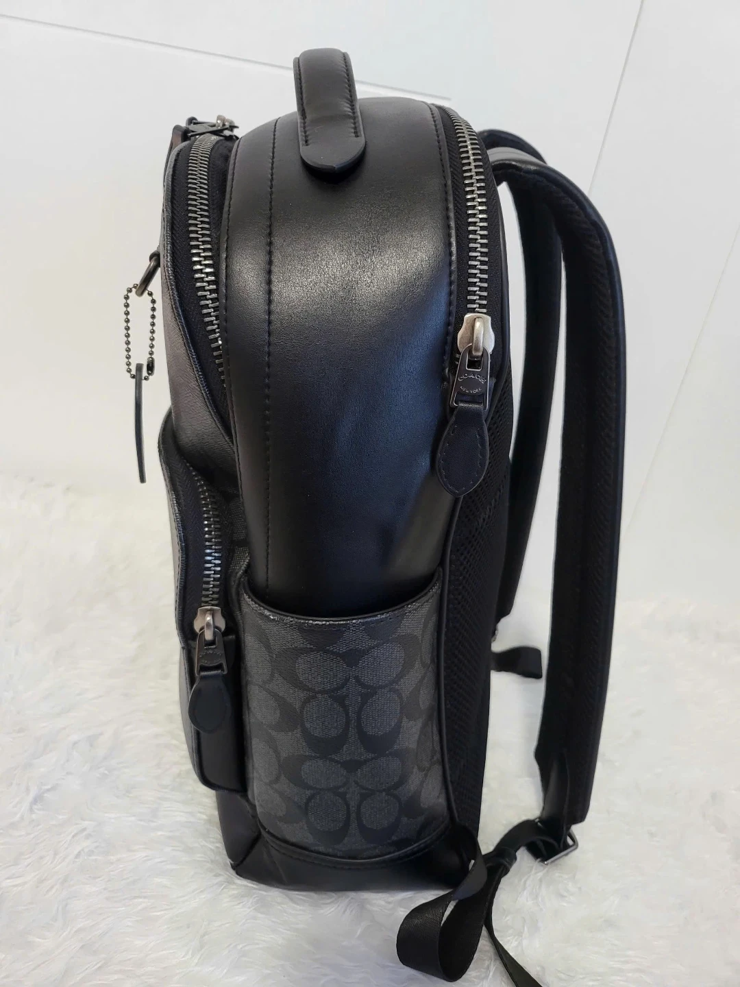 Coach Black Signature Backpack - photo 2