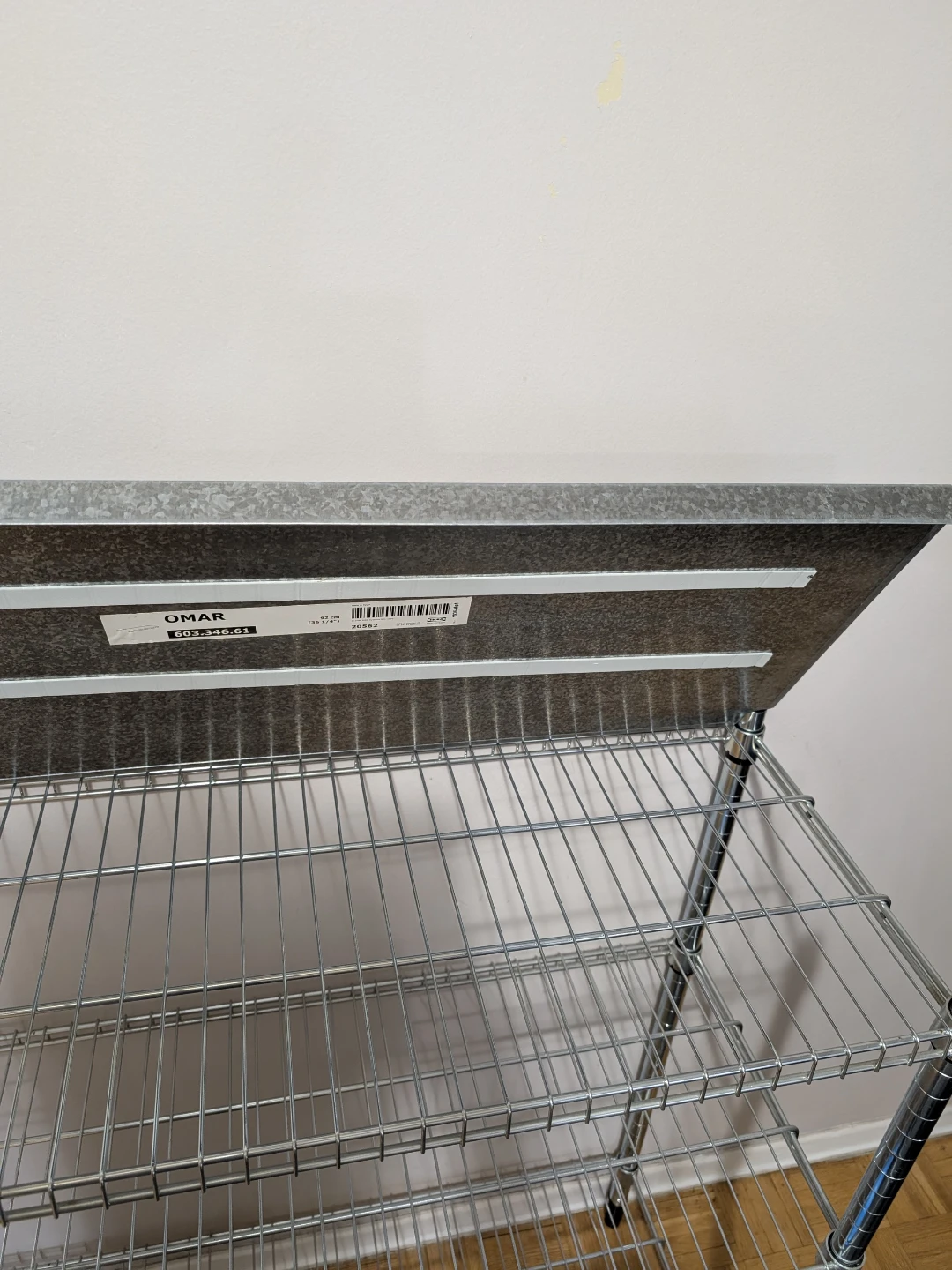 IKEA OMAR Shelving Unit - Galvanized - photo 4