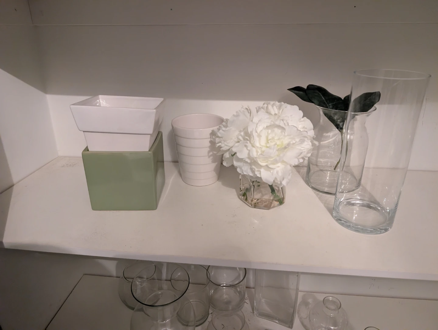 Assorted decorative vases and pots