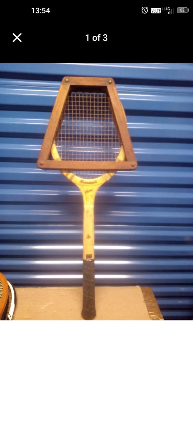 Vintage Harry C. Lee Co. Tournament Special Tennis Racquet 🥕