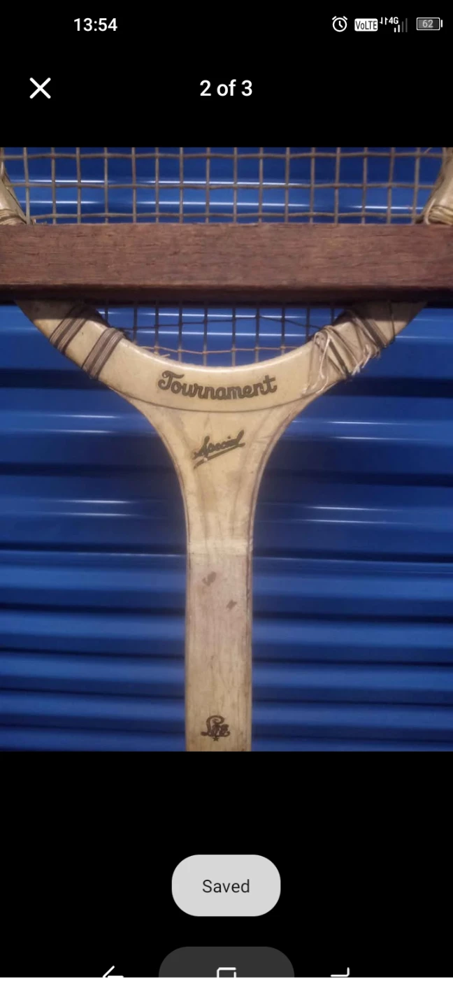 Vintage Harry C. Lee Co. Tournament Special Tennis Racquet 🥕 - photo 3