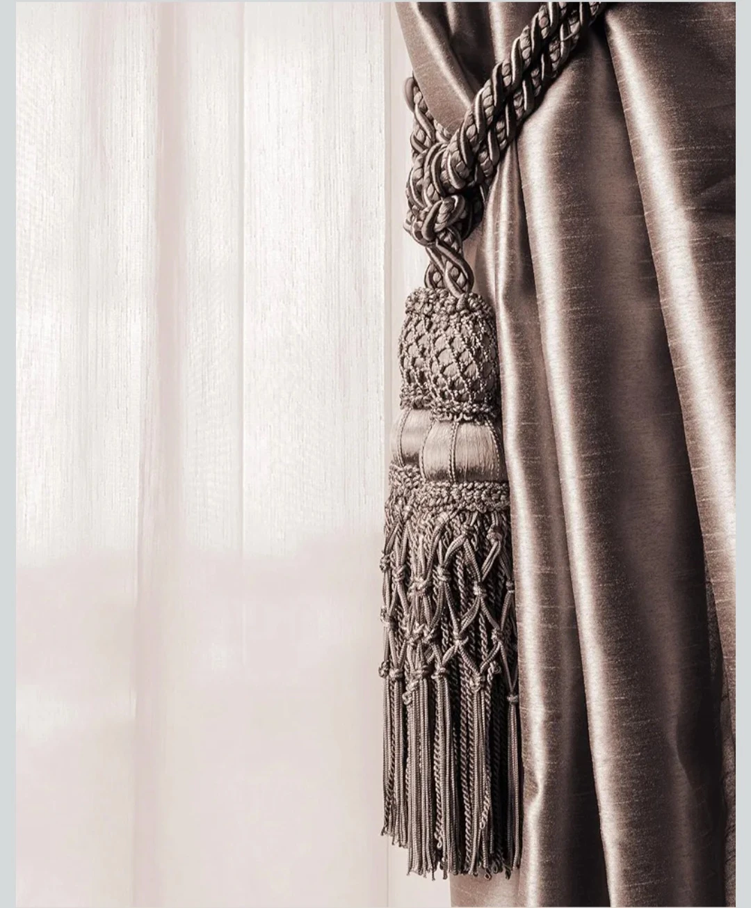 Curtain Tiebacks  Holdbacks for Curtains Drape ..... - photo 2