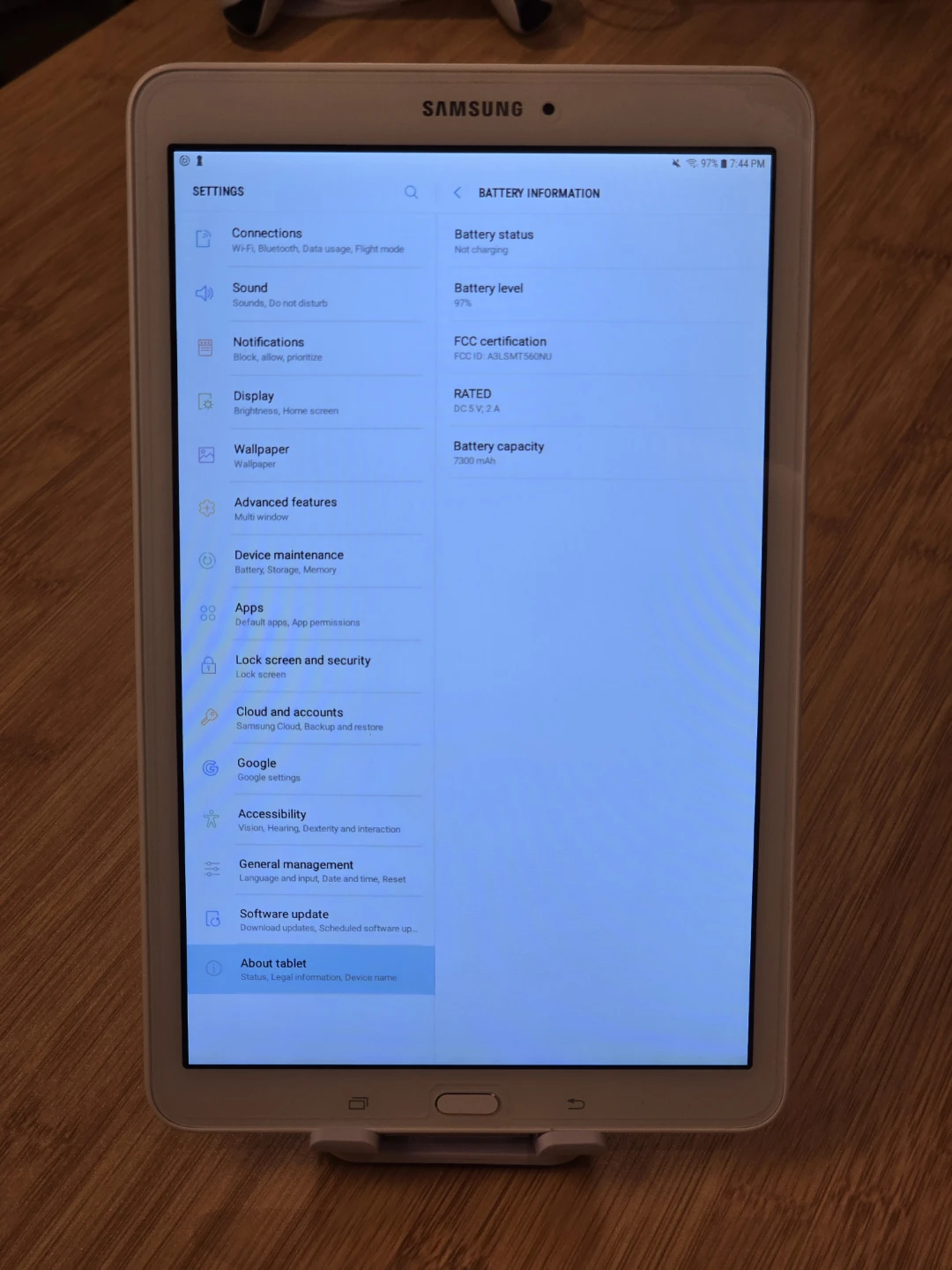 Samsung Galaxy Tab E 9.6" Tablet White - photo 5