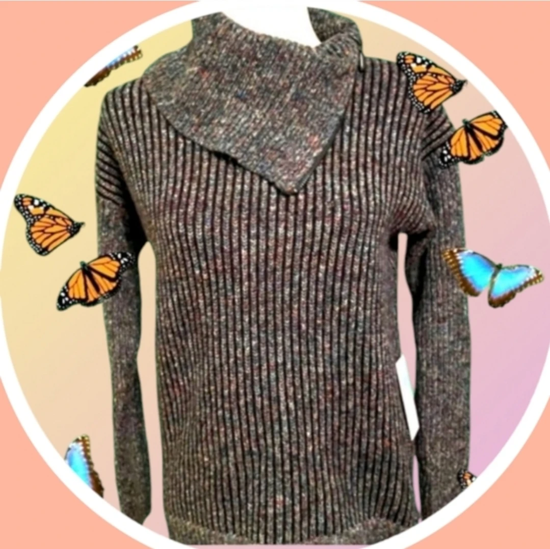 🏆Leo & Nicole Tamra Cowl Neck Zipper & Side Zippers