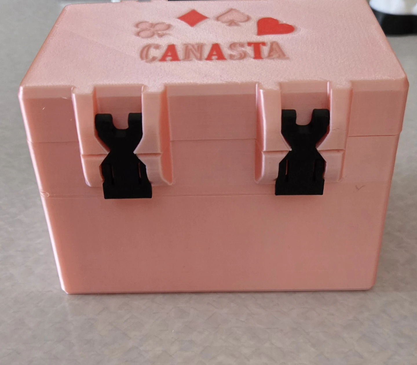 Canasta Card Game Holder Box