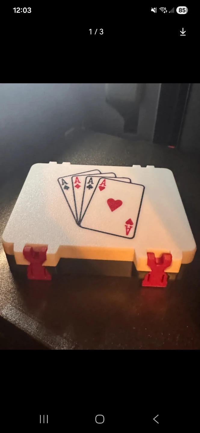 Canasta Card Game Holder Box - photo 3