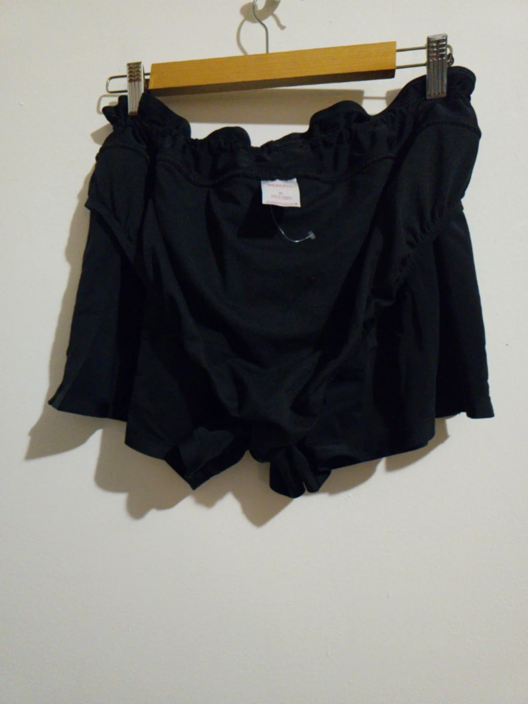 Merona Women's Black Ruffle Waist Shorts XL - photo 5
